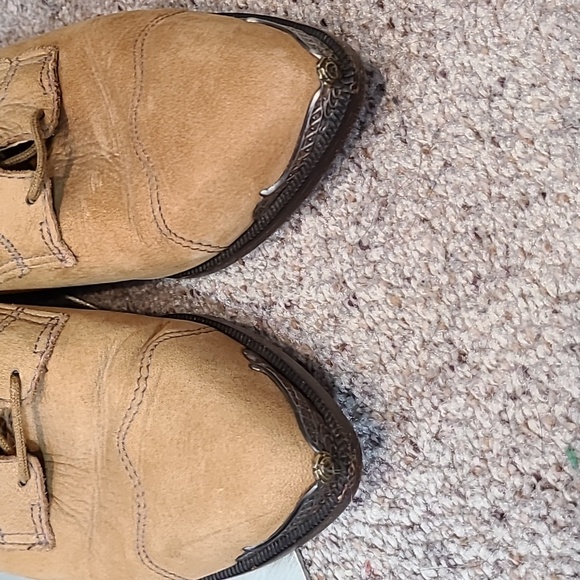 Zodiac Vintage Leather Lace Up Boots Womens Size 9M Cottage Girl Western Prairie - Picture 4 of 11